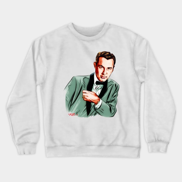 Jim Reeves - An illustration by Paul Cemmick Crewneck Sweatshirt by PLAYDIGITAL2020